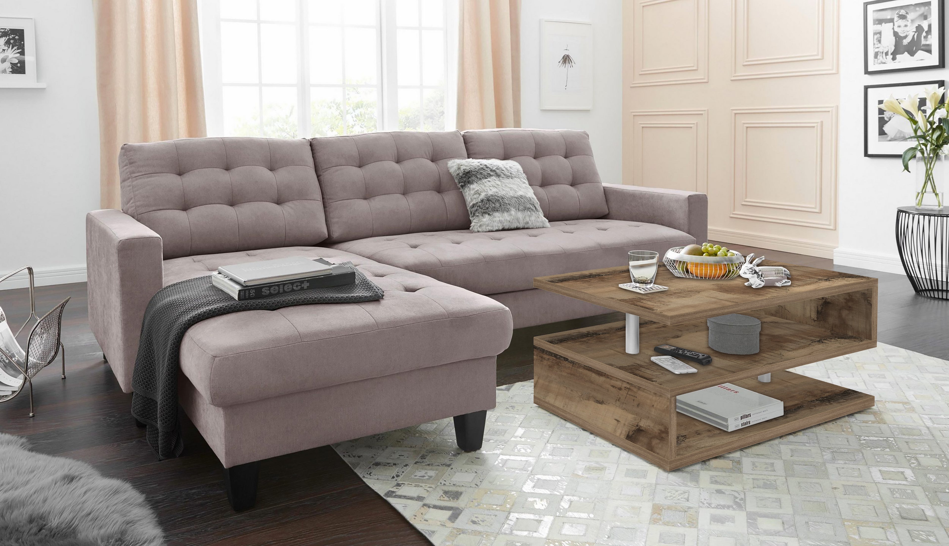 Tavolino da caffè ZETA da 90cm