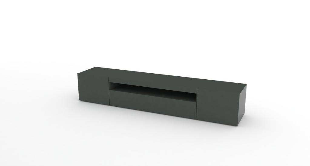 Porta tv DAIQUIRI 200 cm 2 ante battenti + 1 anta a ribalta - Milano 7 Arte e Design