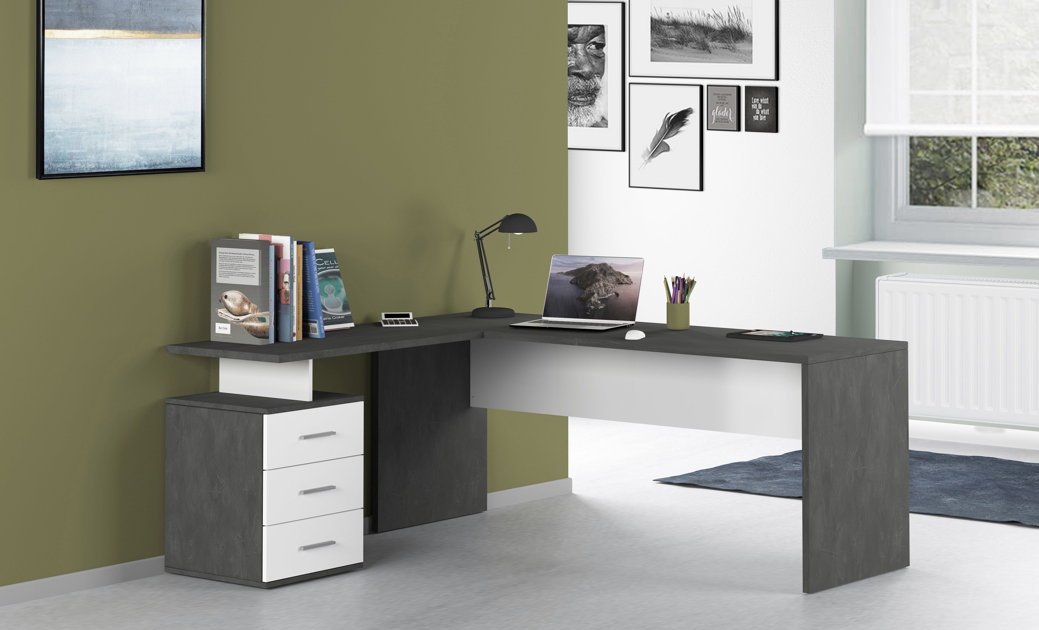 Scrivania angolare NEW SELINA - Milano 7 Arte e Design
