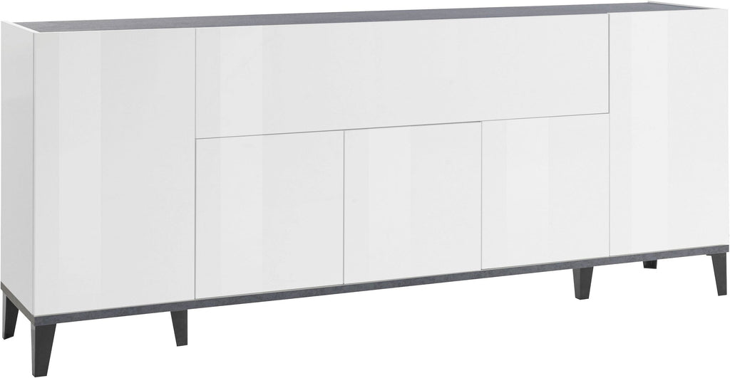 Credenza SUNRISE 4 ante + 1 anta ribalta da 200 cm - Milano 7 Arte e Design