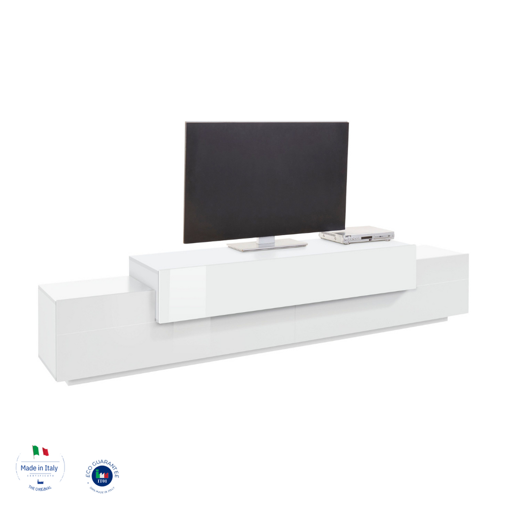 Porta tv CORO 240 cm 3 ante a ribalta - Milano 7 Arte e Design