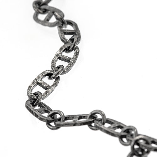 BR3237/UB - BRACCIALE IN ARGENTO 925 BRUNITO - Milano 7 Arte e Design