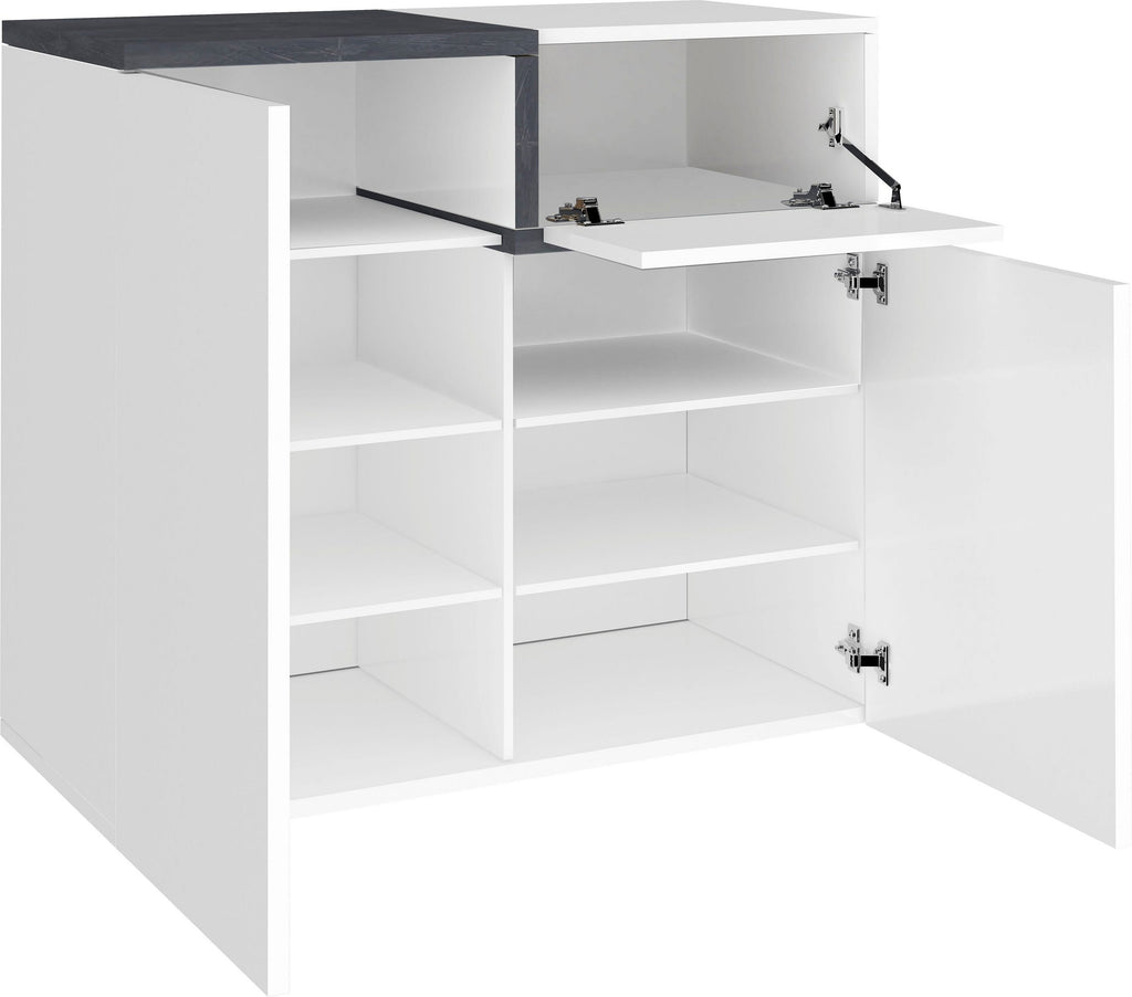 Scarpiera ZET 2 ante battenti 1 antina a ribalta