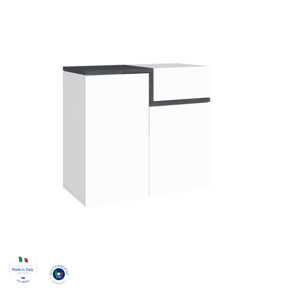 Scarpiera ZET 2 ante battenti 1 antina a ribalta