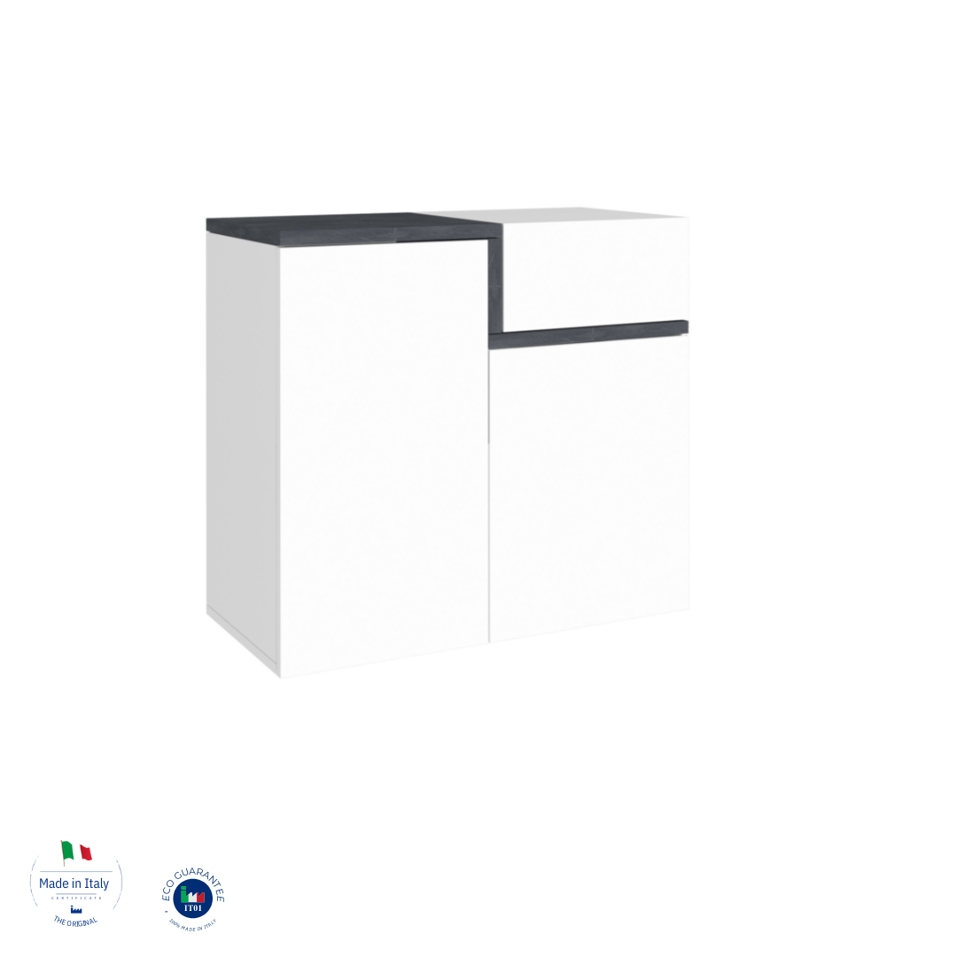 Scarpiera ZET 2 ante battenti 1 antina a ribalta