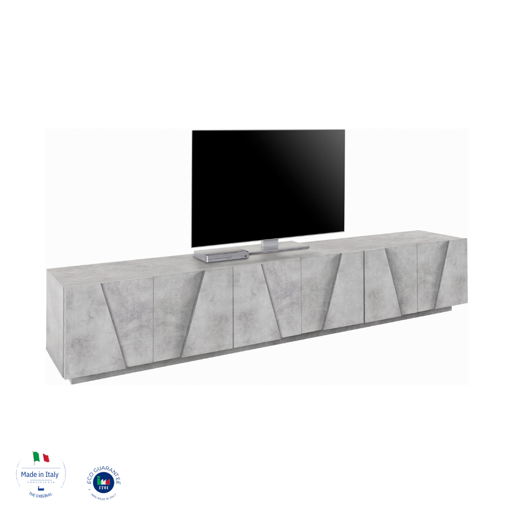 Porta tv PING 240 cm 6 ante battenti - Milano 7 Arte e Design