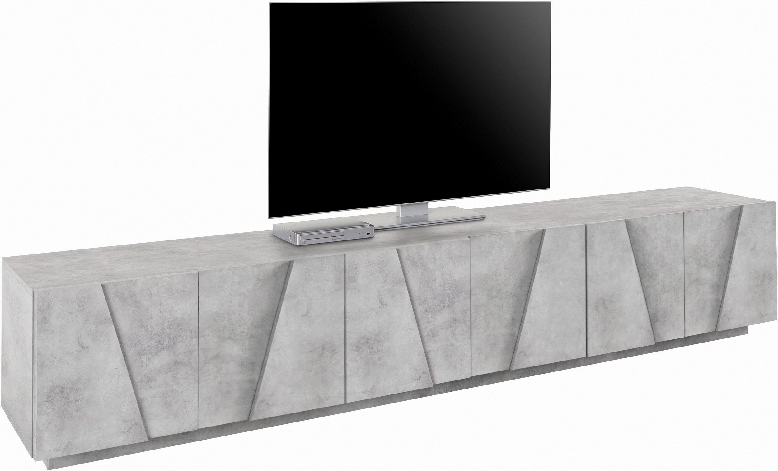 Porta tv PING 240 cm 6 ante battenti - Milano 7 Arte e Design