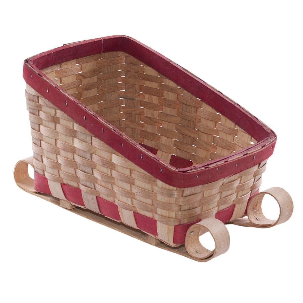 Cesto slitta in pioppo 30x20H18