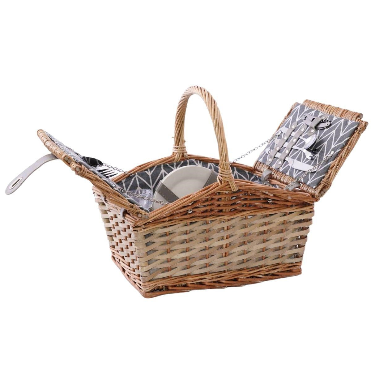 Cesto da picnic in vimini 39X28H25 - Milano 7 Arte e Design