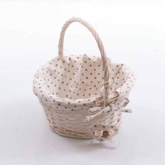 Cesto ovale in vimini Ø26H23