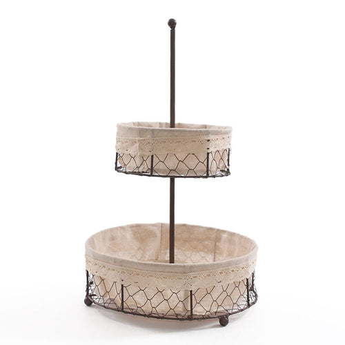 Alzata in metallo con fodera Ø30H47 - Milano 7 Arte e Design