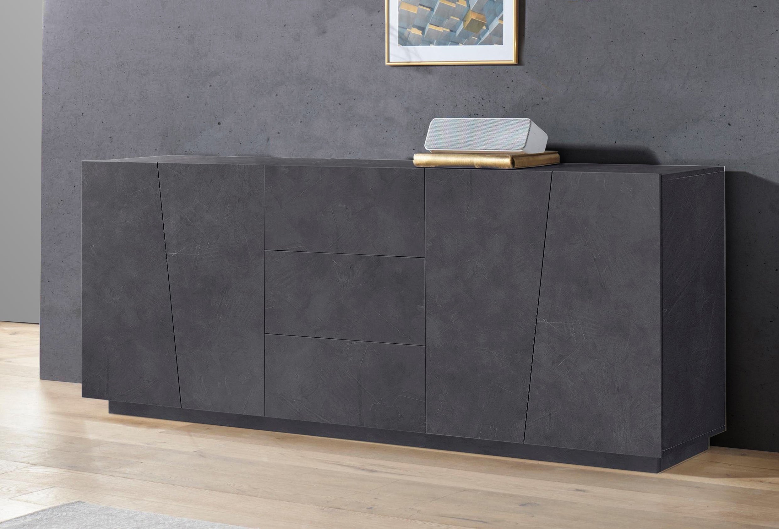 Credenza VEGA 220 cm 4 ante + 3 cassetti