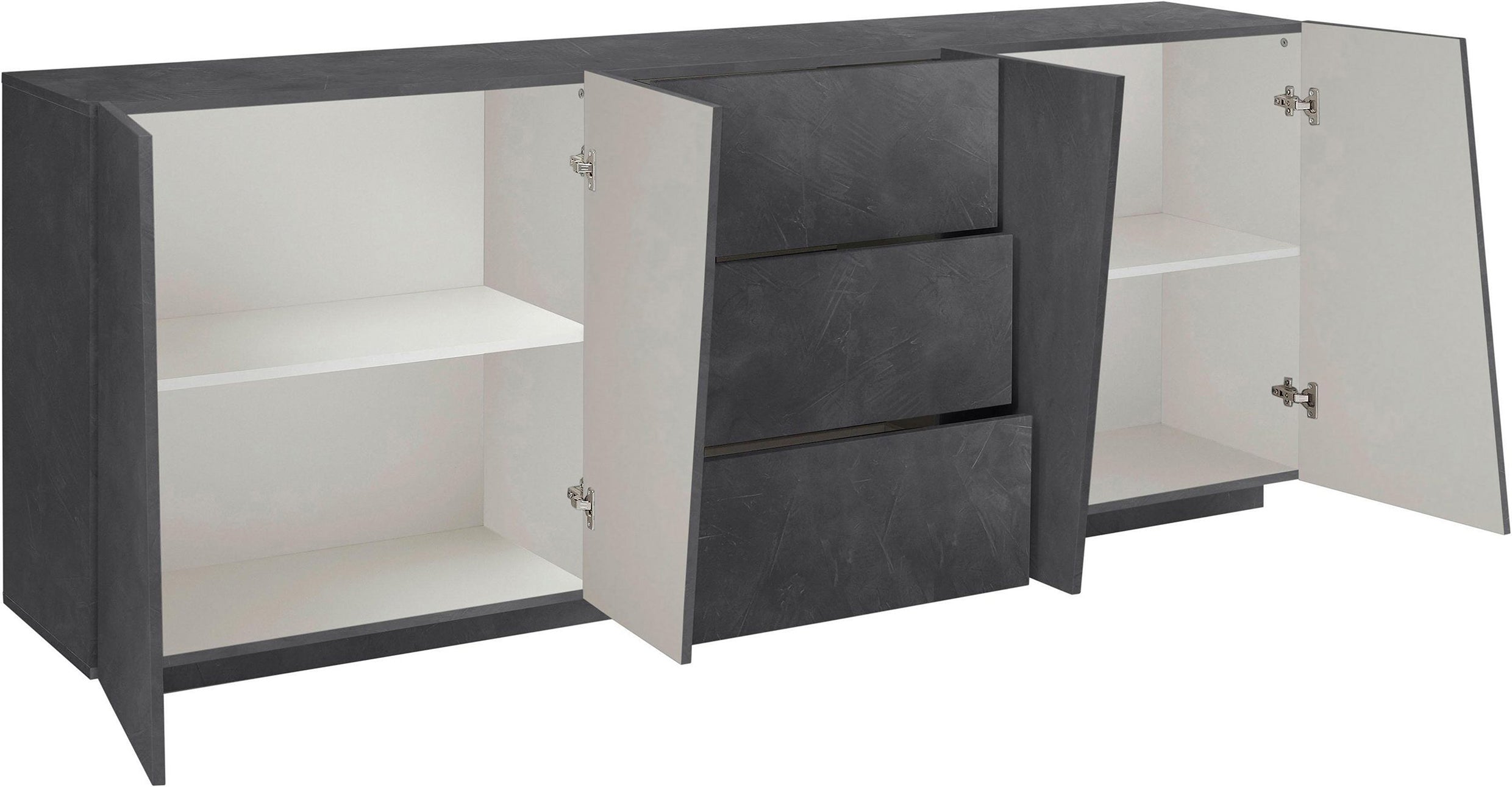 Credenza VEGA 220 cm 4 ante + 3 cassetti