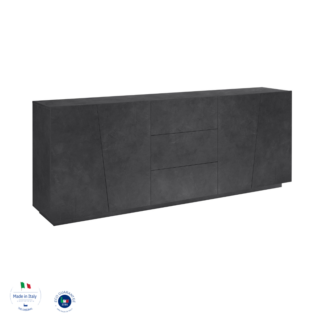 Credenza VEGA 220 cm 4 ante + 3 cassetti - Milano 7 Arte e Design