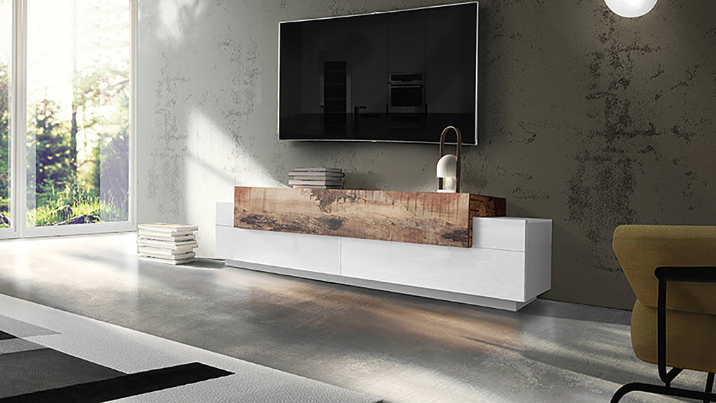 Porta tv CORO 200 cm 3 ante a ribalta - Milano 7 Arte e Design