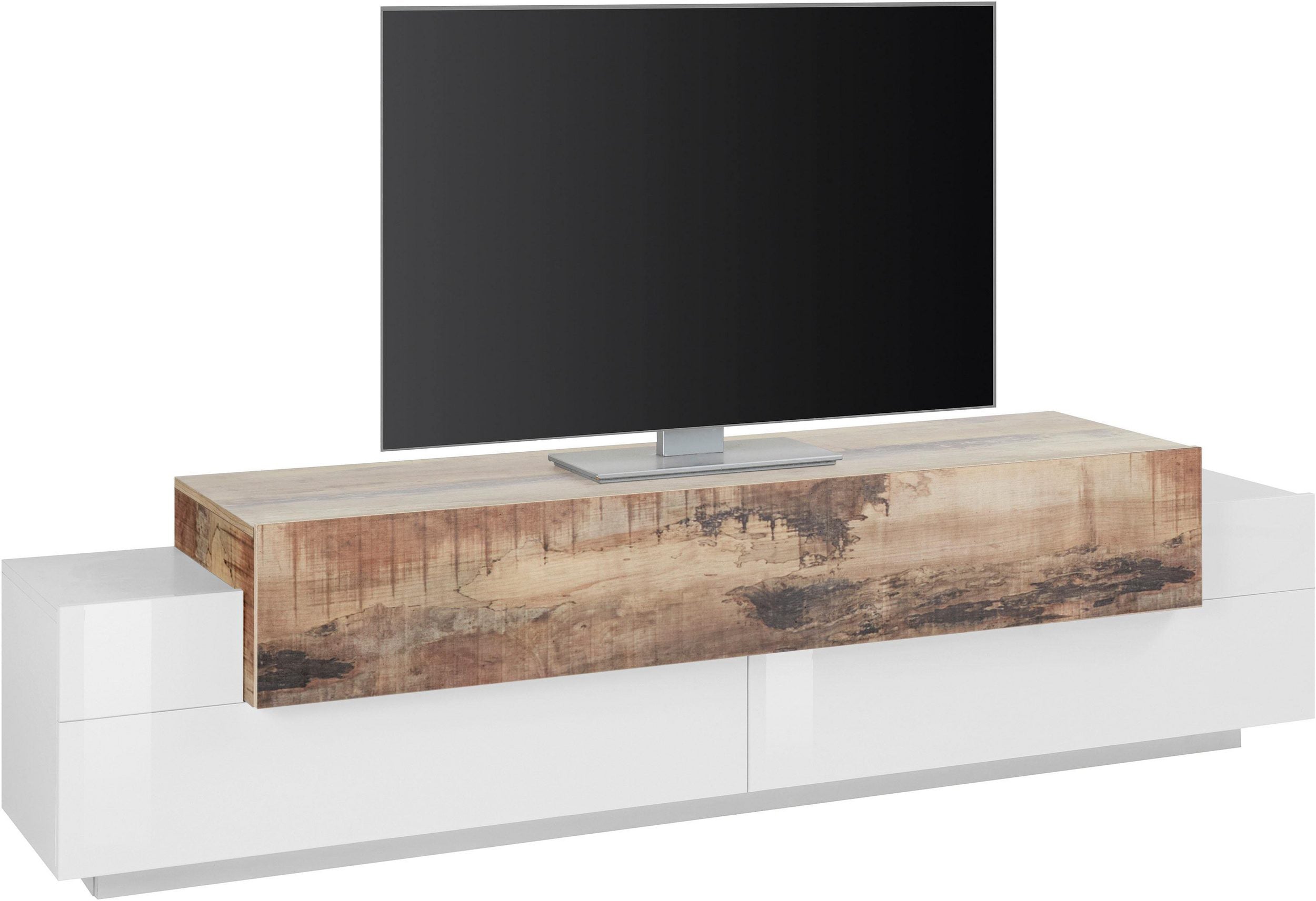 Porta tv CORO 200 cm 3 ante a ribalta - Milano 7 Arte e Design