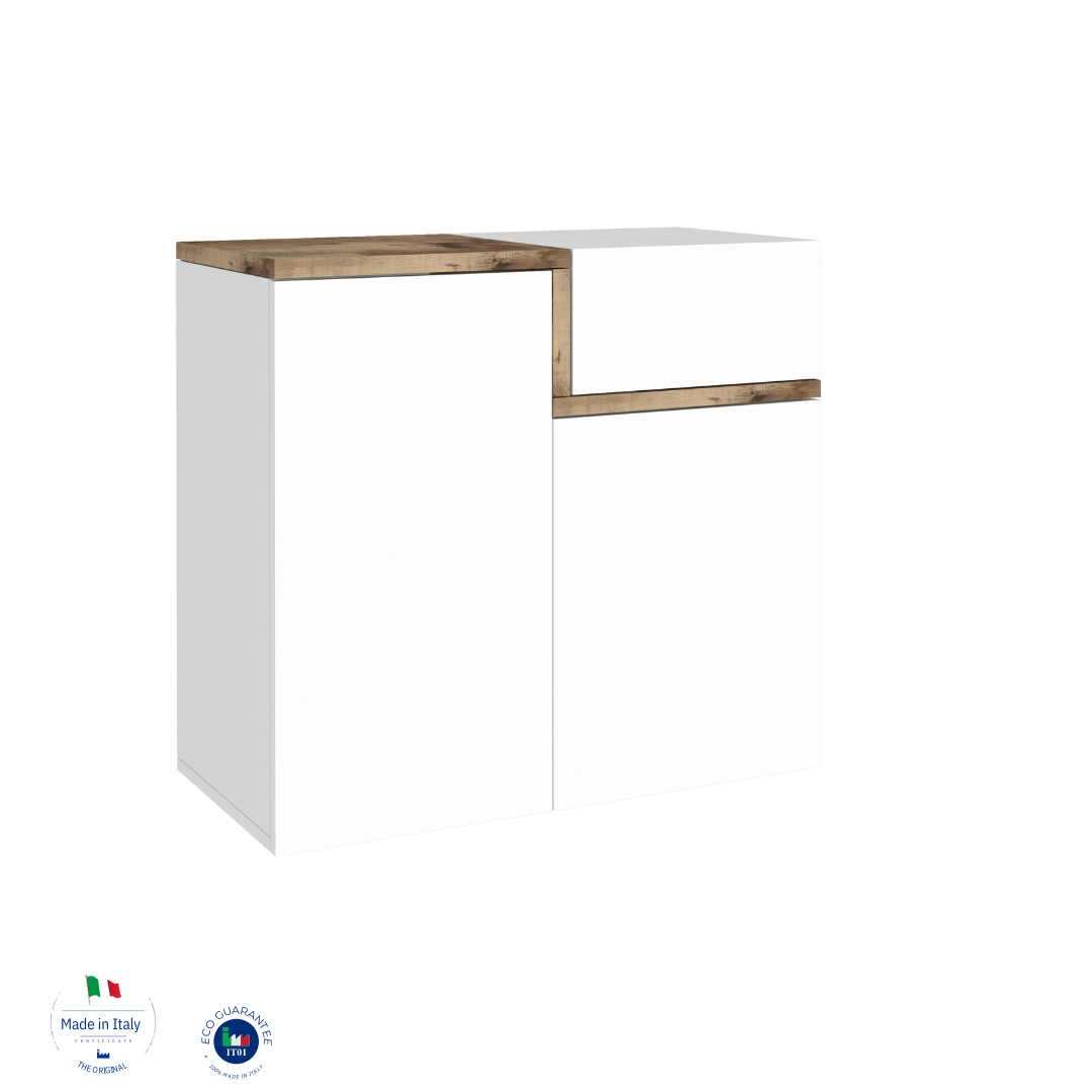 Scarpiera ZET 2 ante battenti 1 antina a ribalta