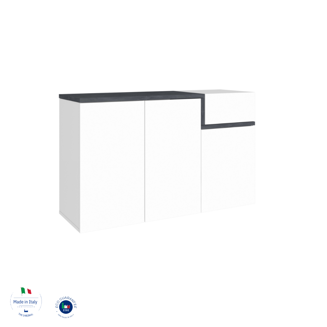 Scarpiera ZET 3 ante battenti 1 antina a ribalta