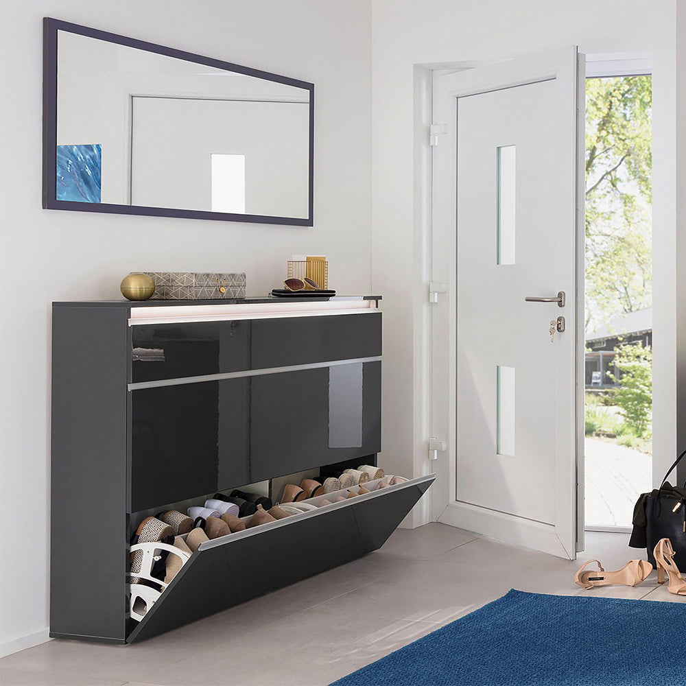 Scarpiera MAGIC 120 cm 2 ante e 1 antina a ribalta - Milano 7 Arte e Design