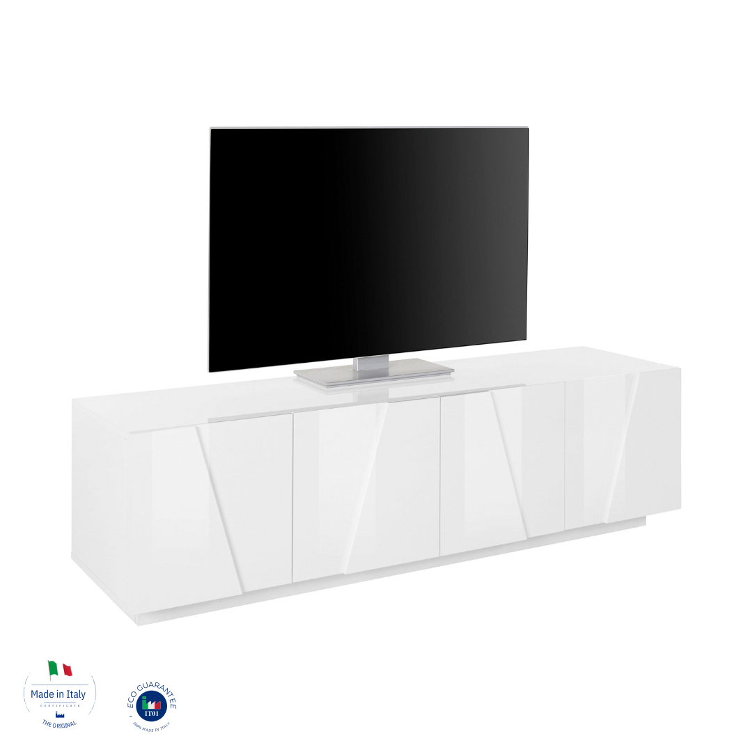 Porta tv PING 160 cm 4 ante battenti - Milano 7 Arte e Design