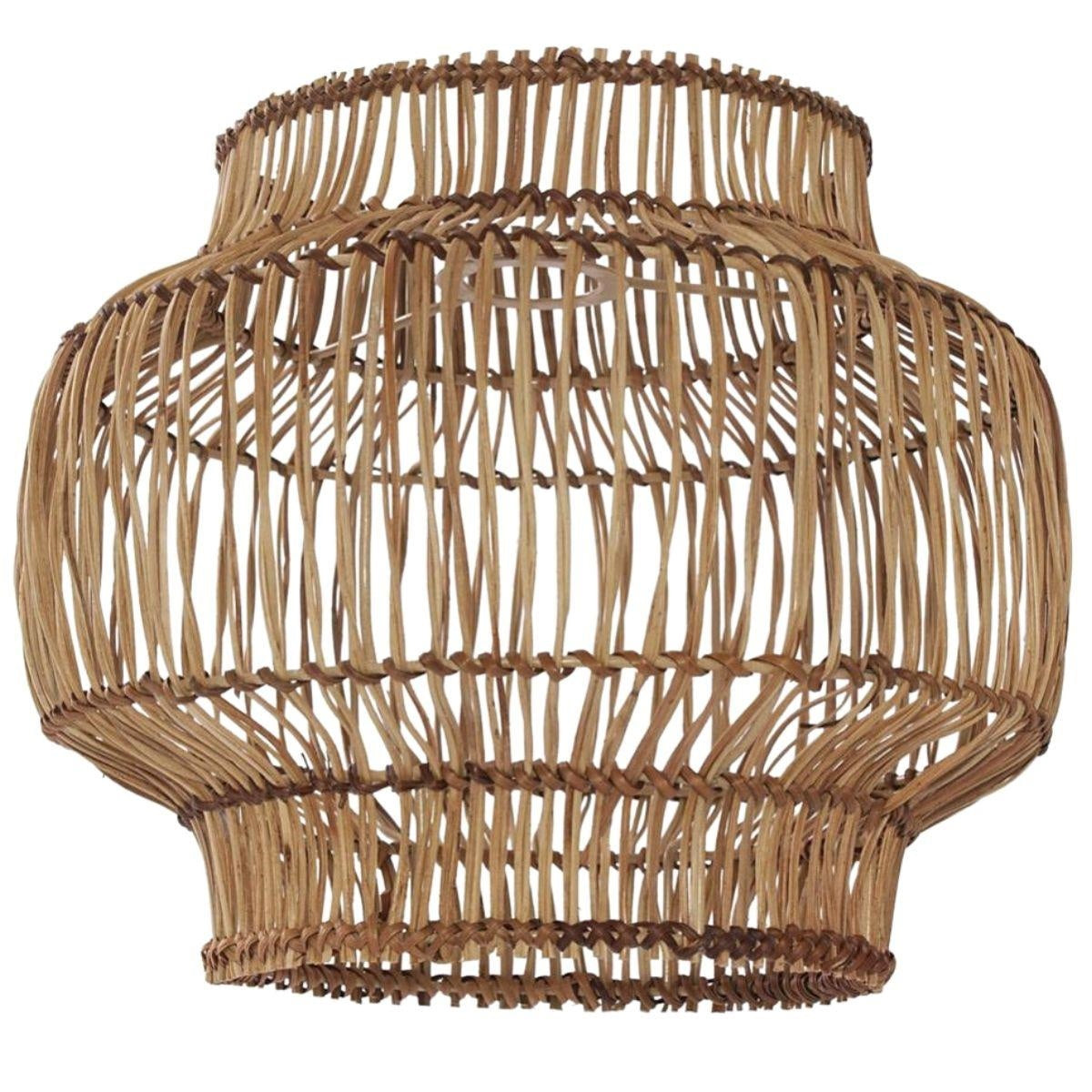 Lampadario in rattan Ø30H26