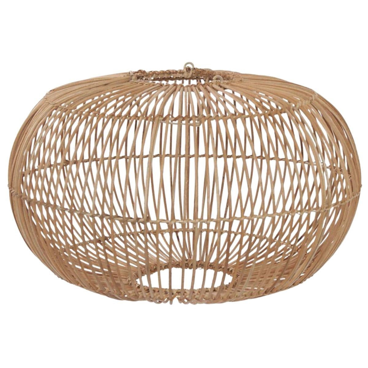 Paralume in rattan Ø47H26