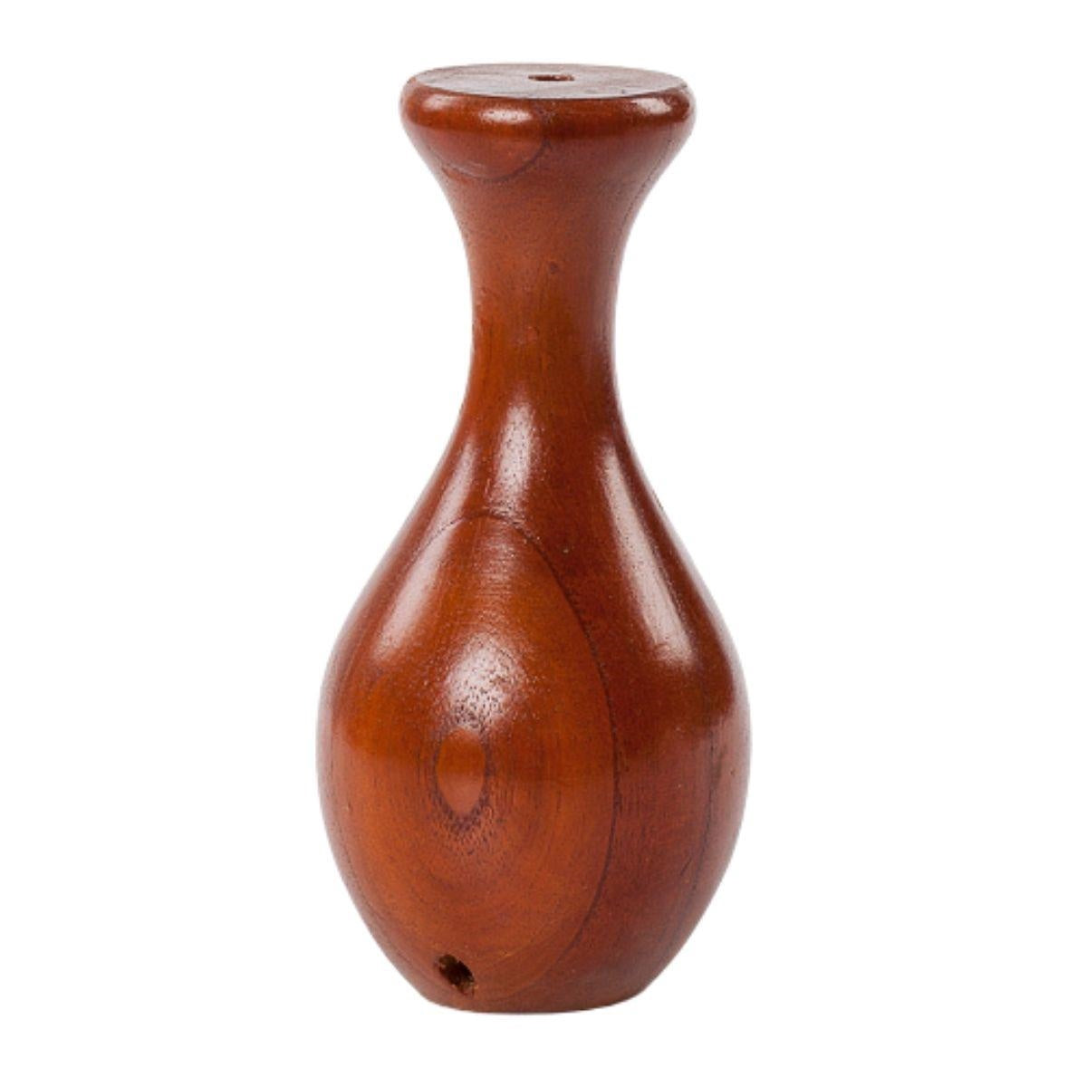 Piedistallo sagomato per lampada in faggio H28