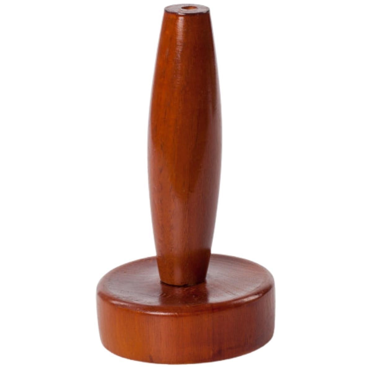 Piedistallo per lampada in legno faggio H28