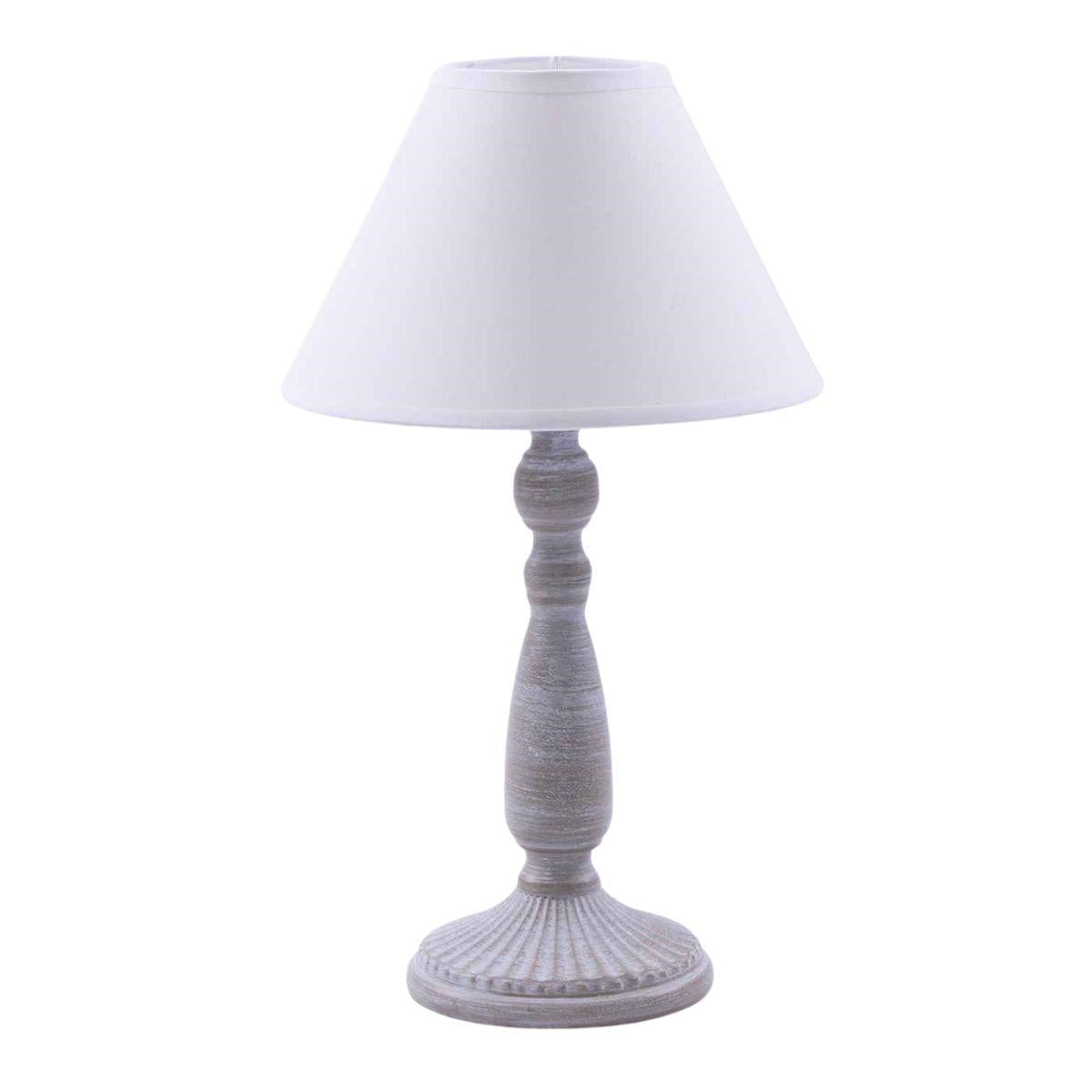 Lampada in metallo grigio Ø20H34