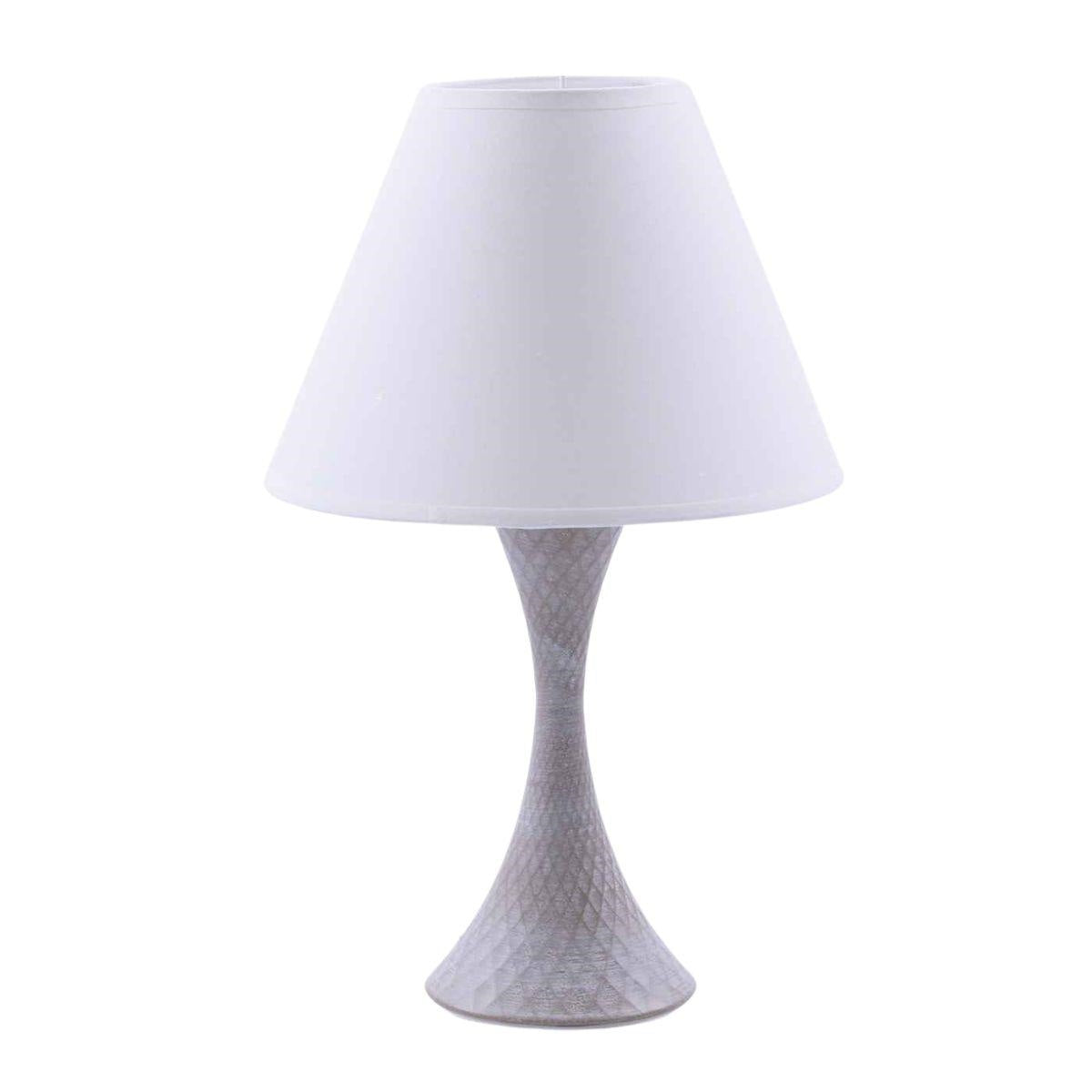 Lampada in metallo grigio Ø23H38