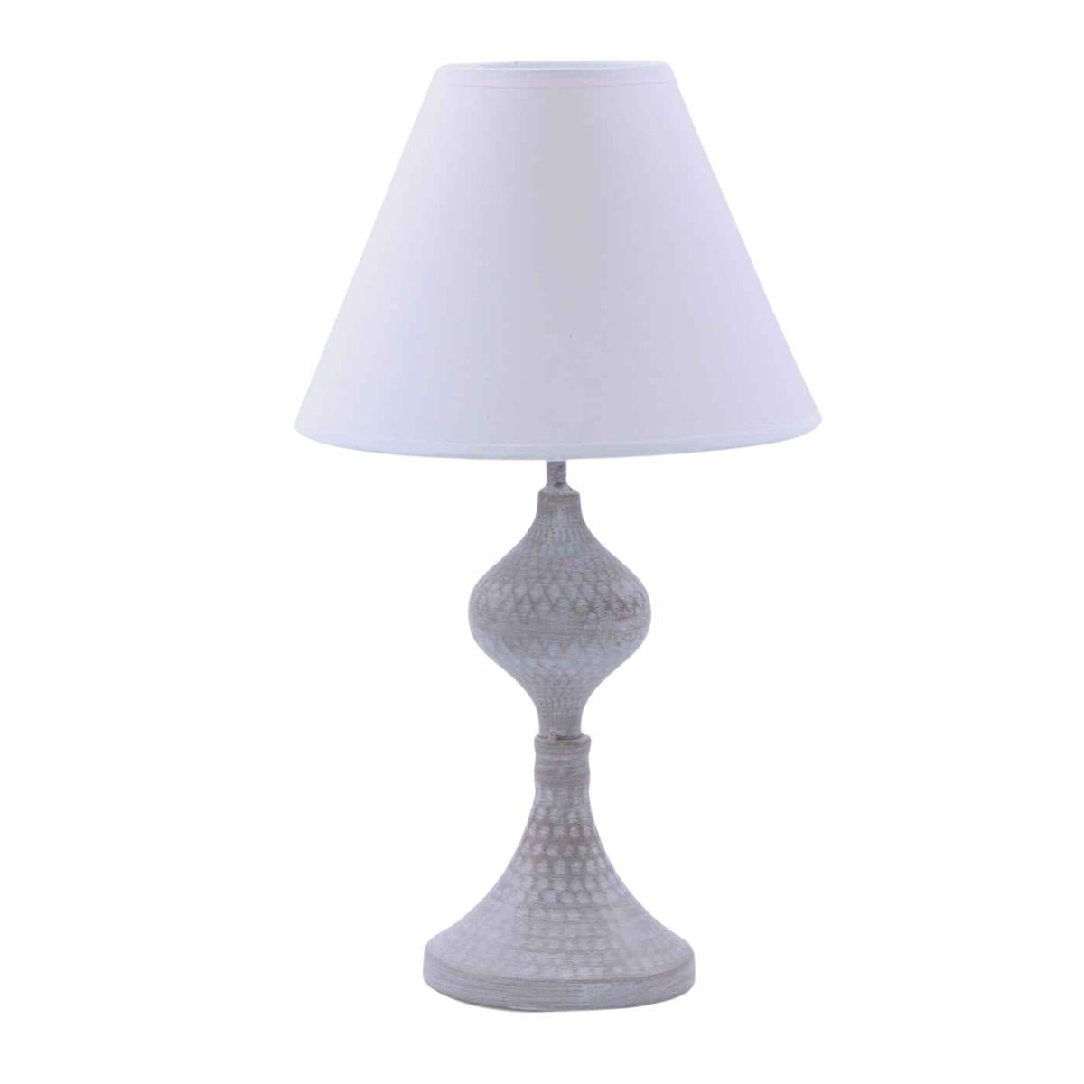 Lampada in metallo grigio Ø23H41