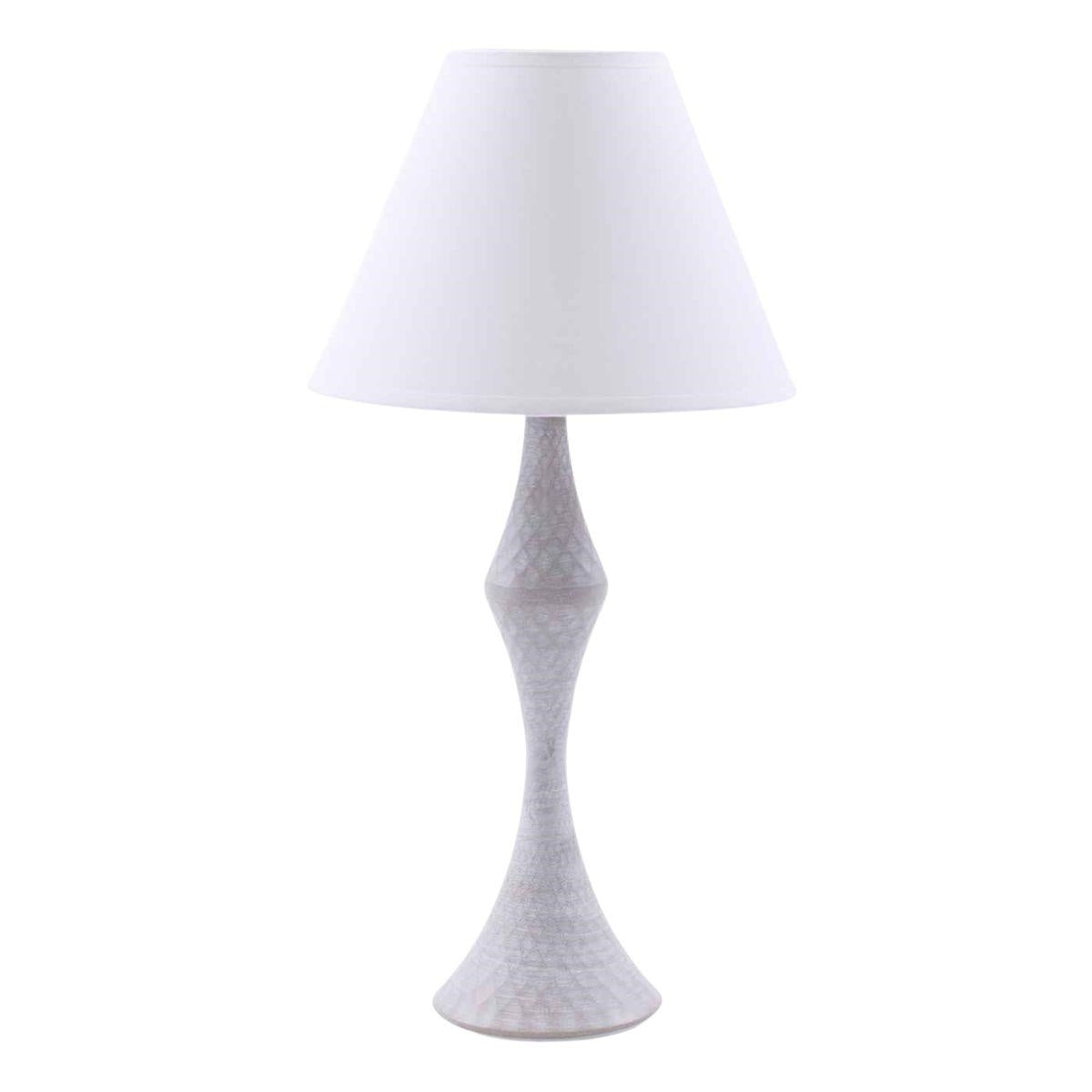 Lampada in metallo grigio Ø23H46