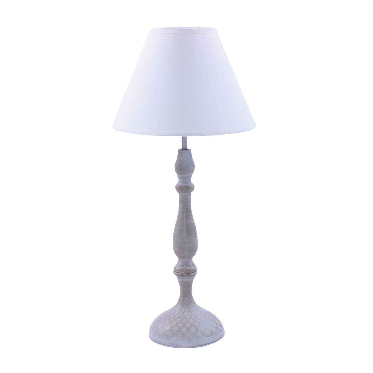 Lampada in metallo grigio Ø23H51