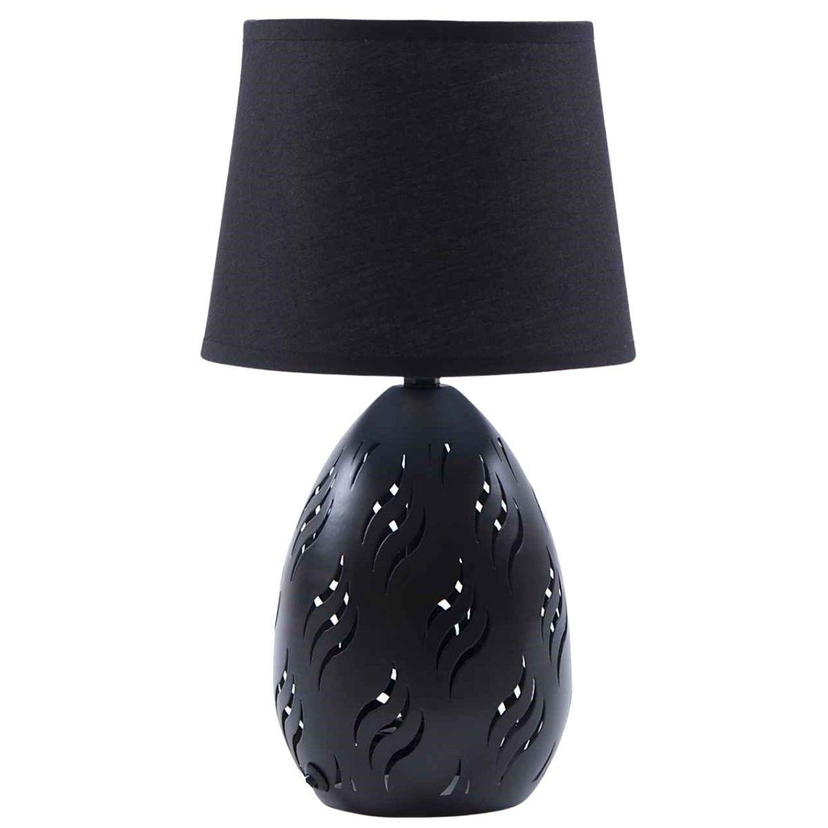 Lampada nera bombata Ø18H31
