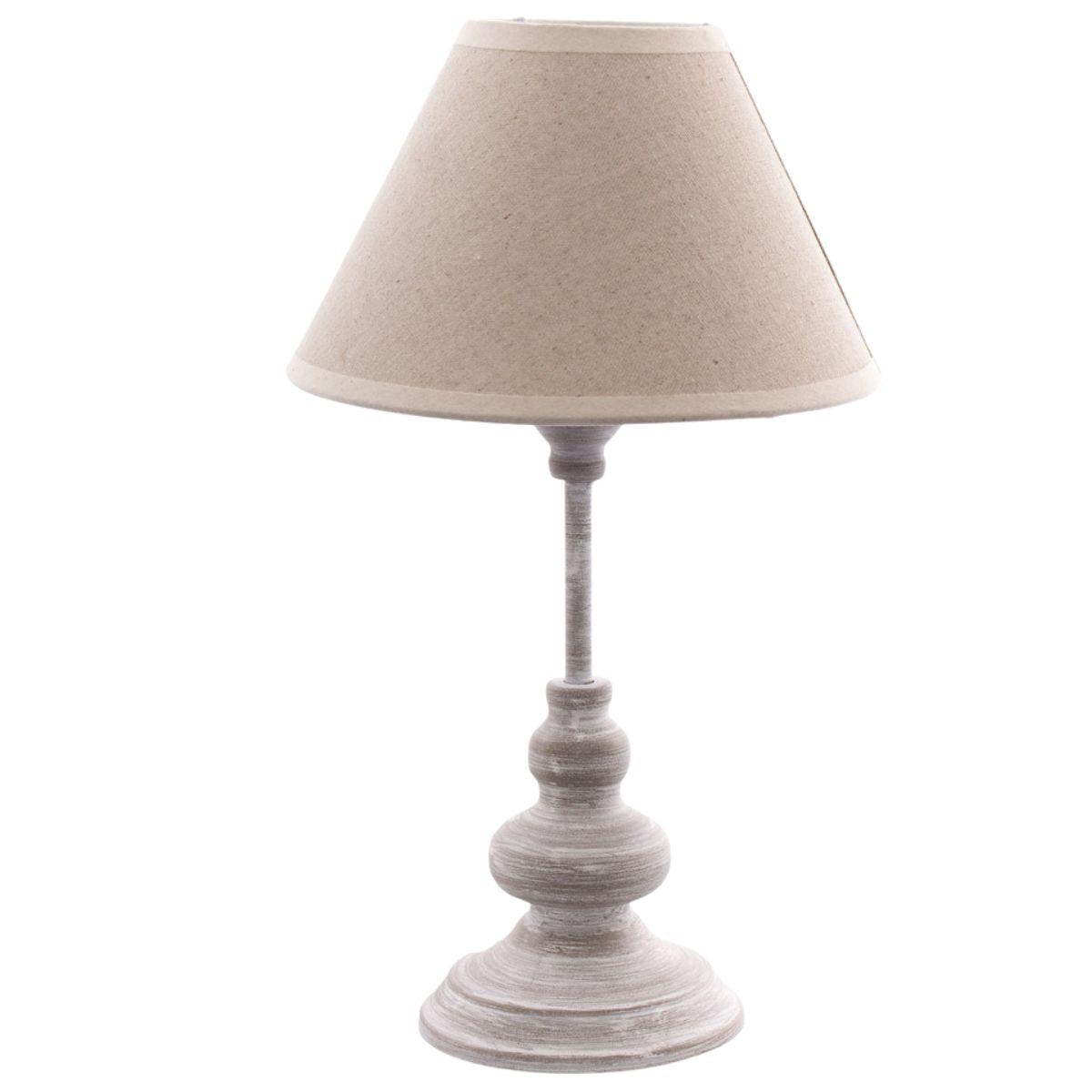 Lampada in mdf grigio Ø20H38