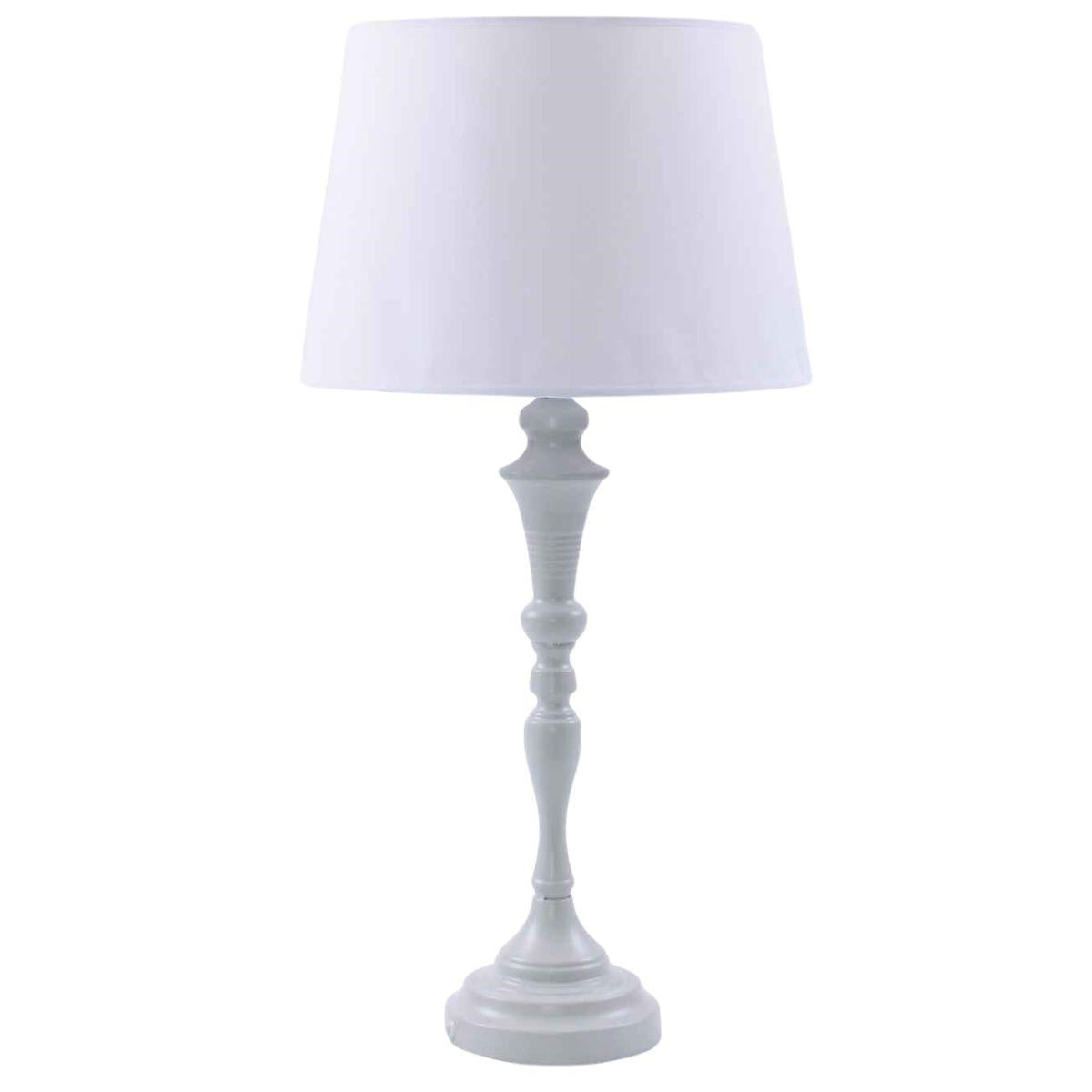 Lampada in metallo grigio Ø35H70