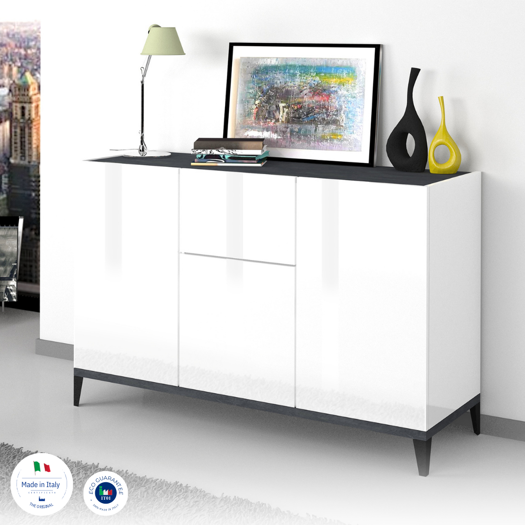 Credenza SUNRISE 3 ante + 1 cassetto da 120 cm - Milano 7 Arte e Design