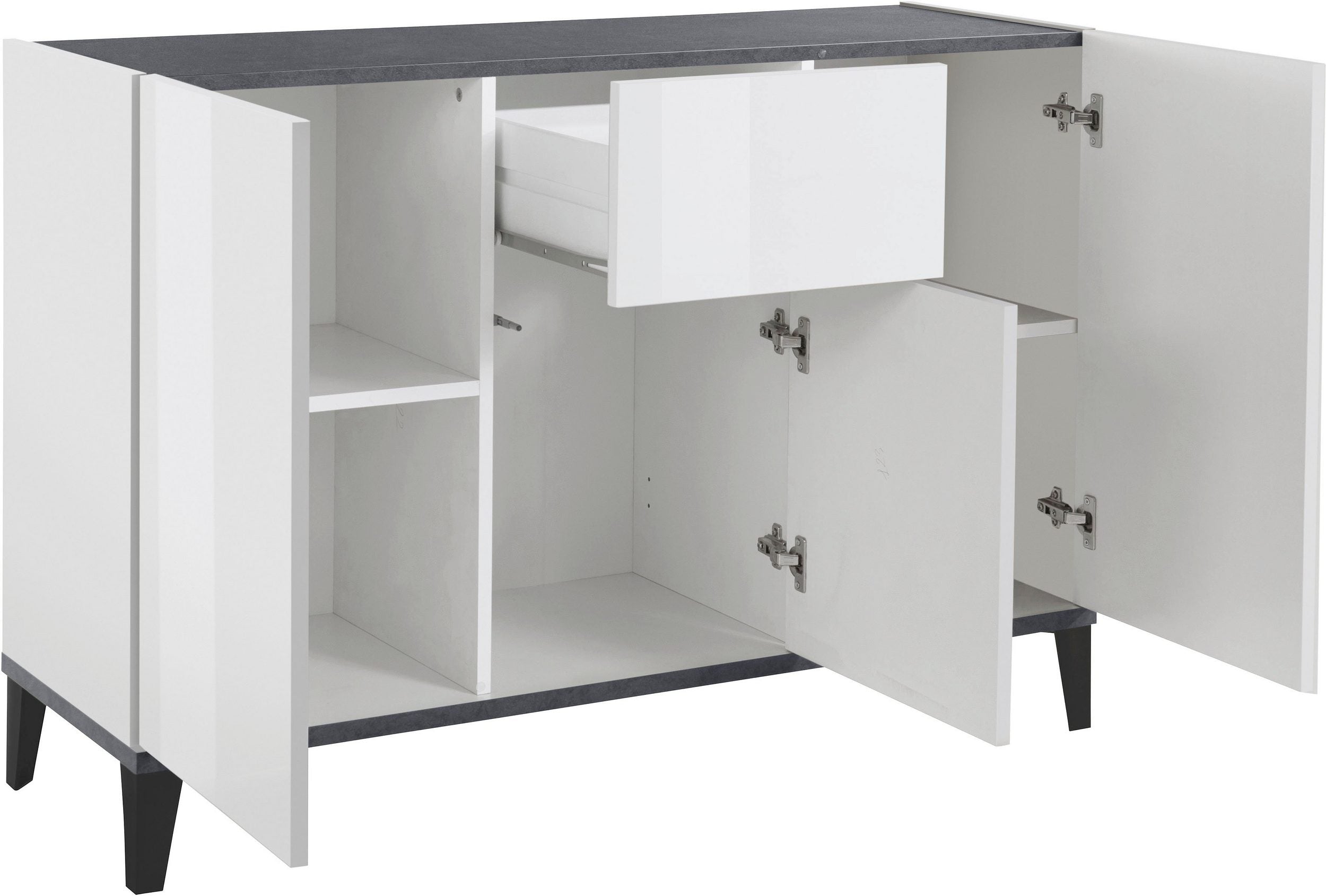 Credenza SUNRISE 3 ante + 1 cassetto da 120 cm - Milano 7 Arte e Design