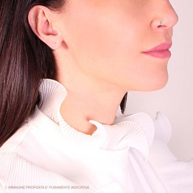 Piercing Naso Cerchio con Cilindro 7 mm in ARGENTO 925