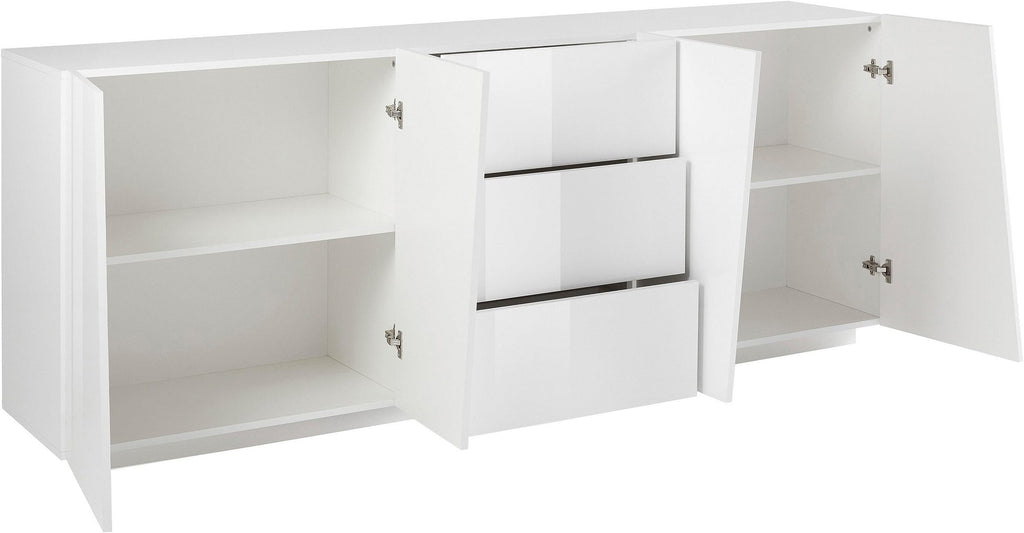 Credenza VEGA 220 cm 4 ante + 3 cassetti - Milano 7 Arte e Design