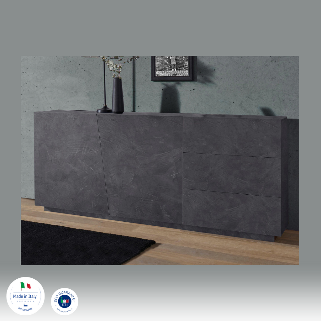 Credenza VEGA 180 cm 2 ante + 3 cassetti - Milano 7 Arte e Design