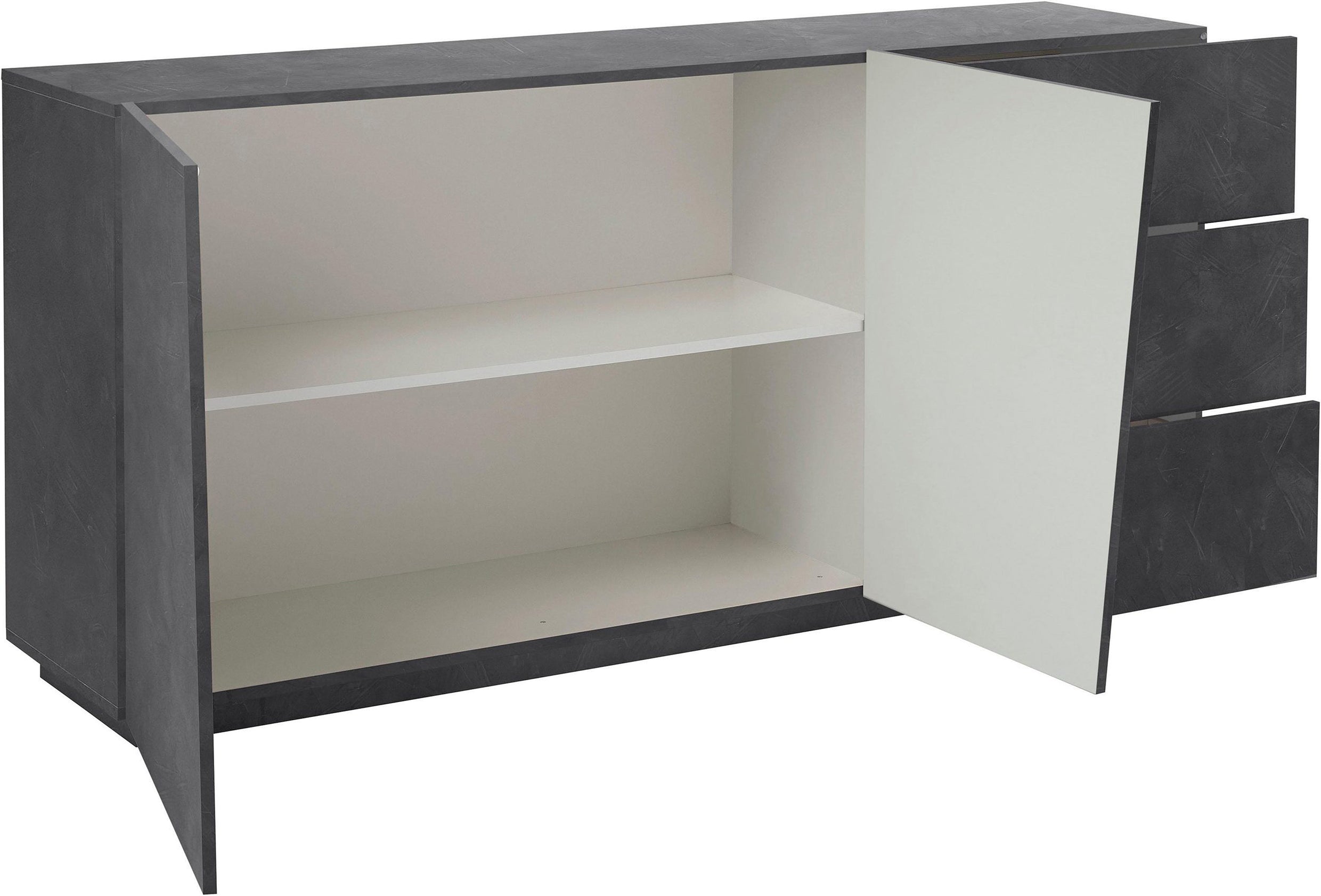 Credenza VEGA 180 cm 2 ante + 3 cassetti