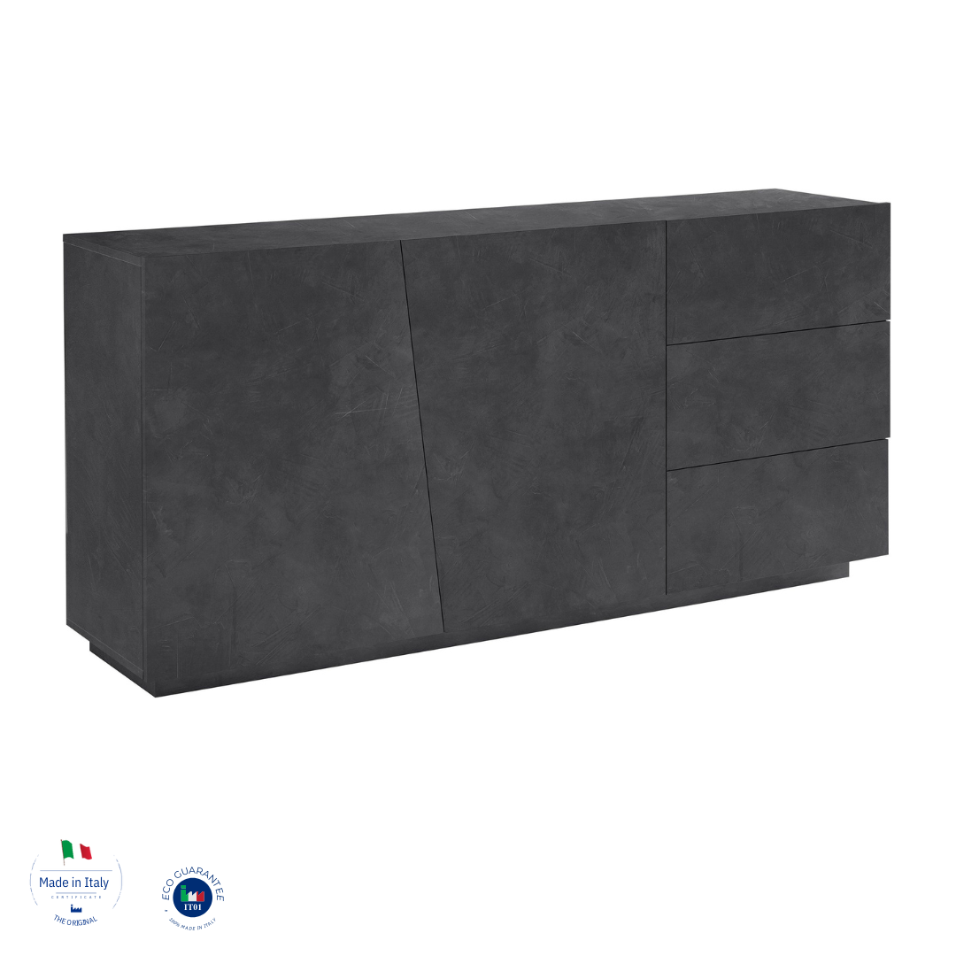 Credenza VEGA 180 cm 2 ante + 3 cassetti - Milano 7 Arte e Design