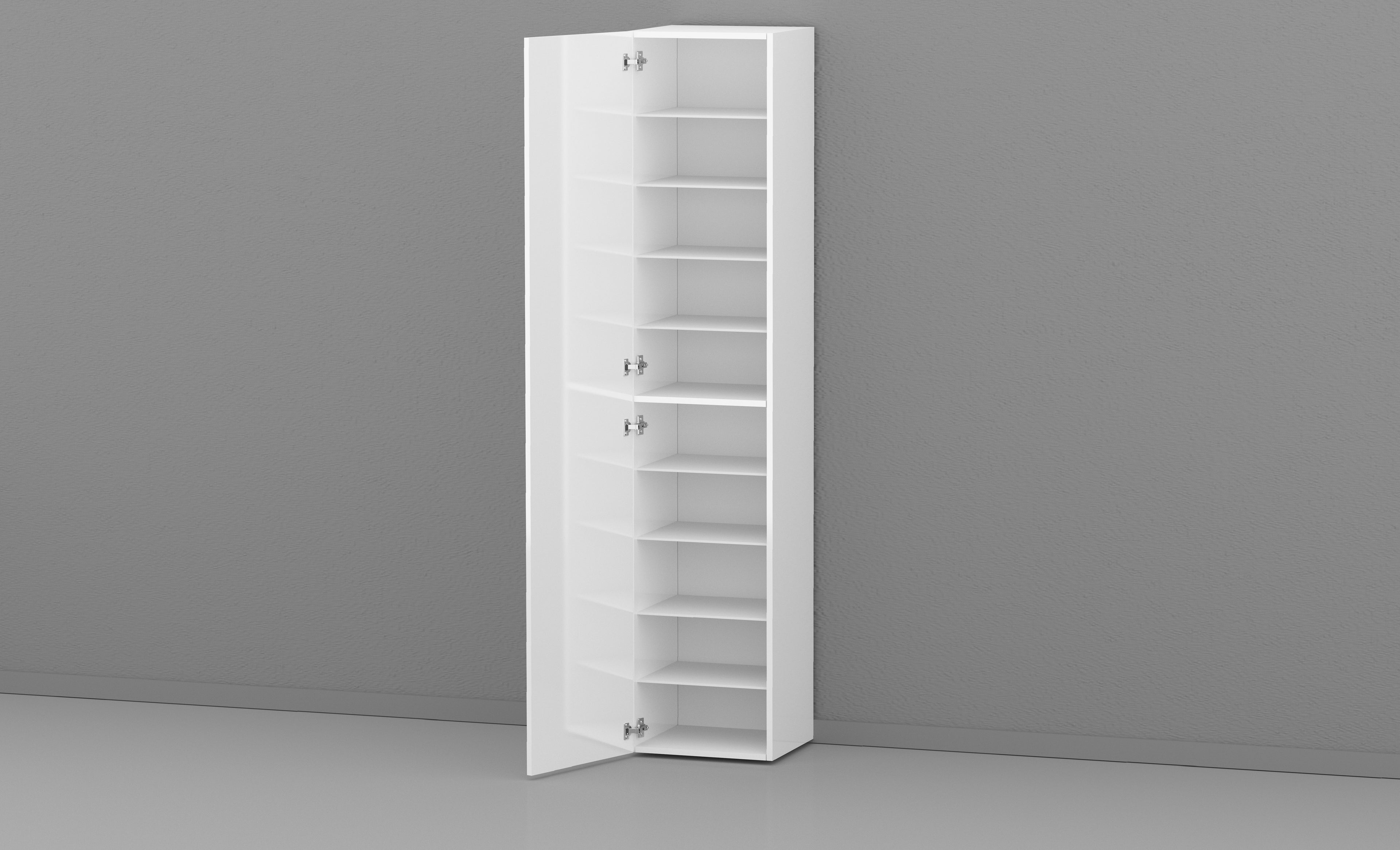 Armadio scarpiera KOMPACT a 1 anta battente