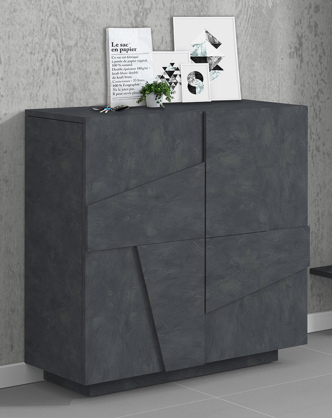 Scarpiera PING 2 ante battenti - Milano 7 Arte e Design