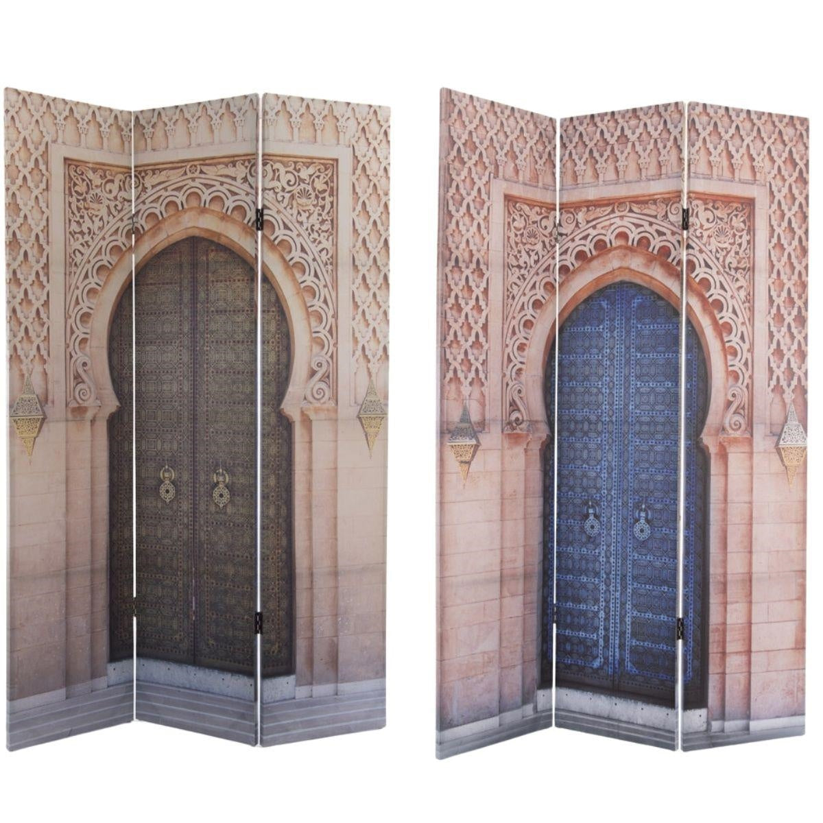 Paravento in canvas orientale 120X180