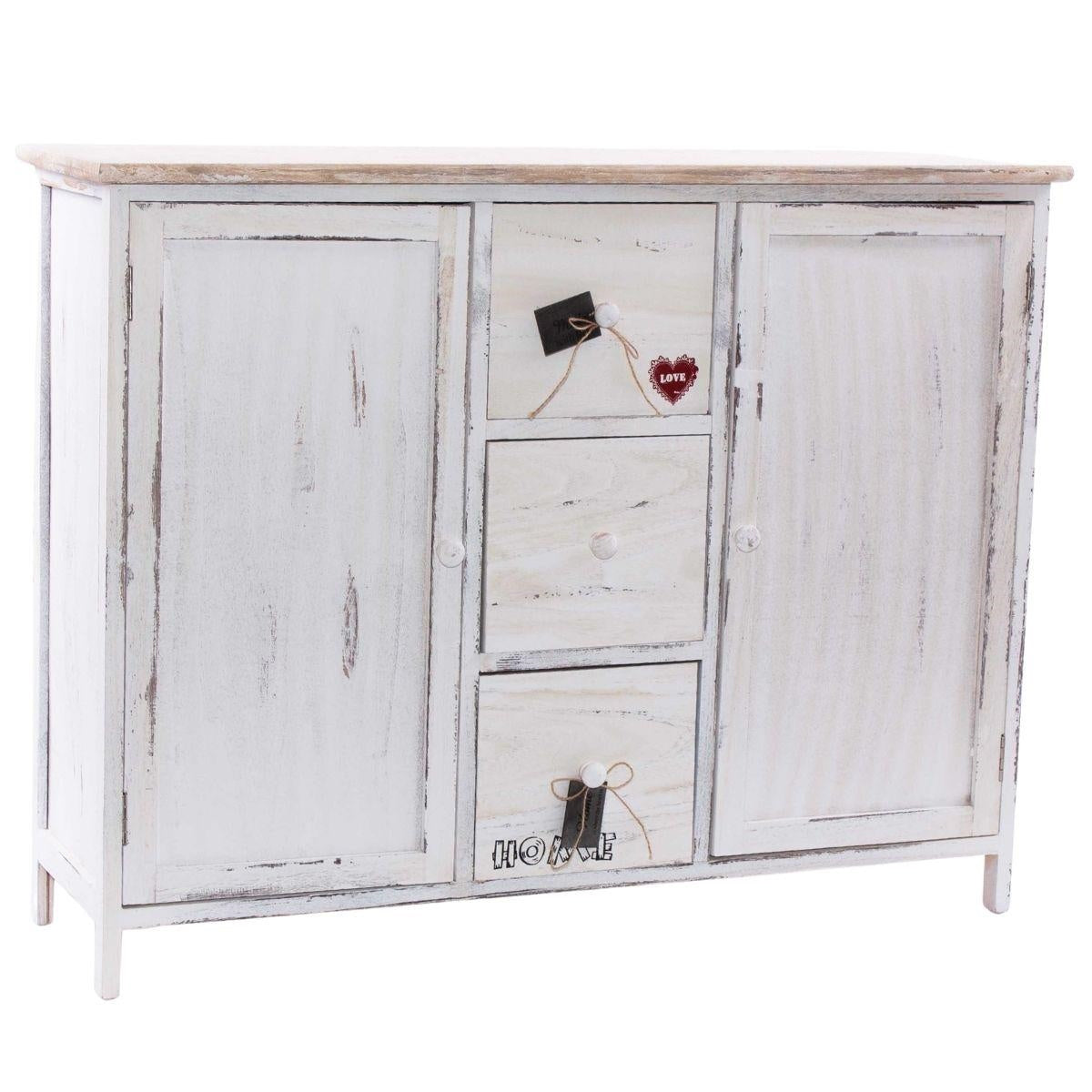 Credenza in paulownia "Home" 90X30H70