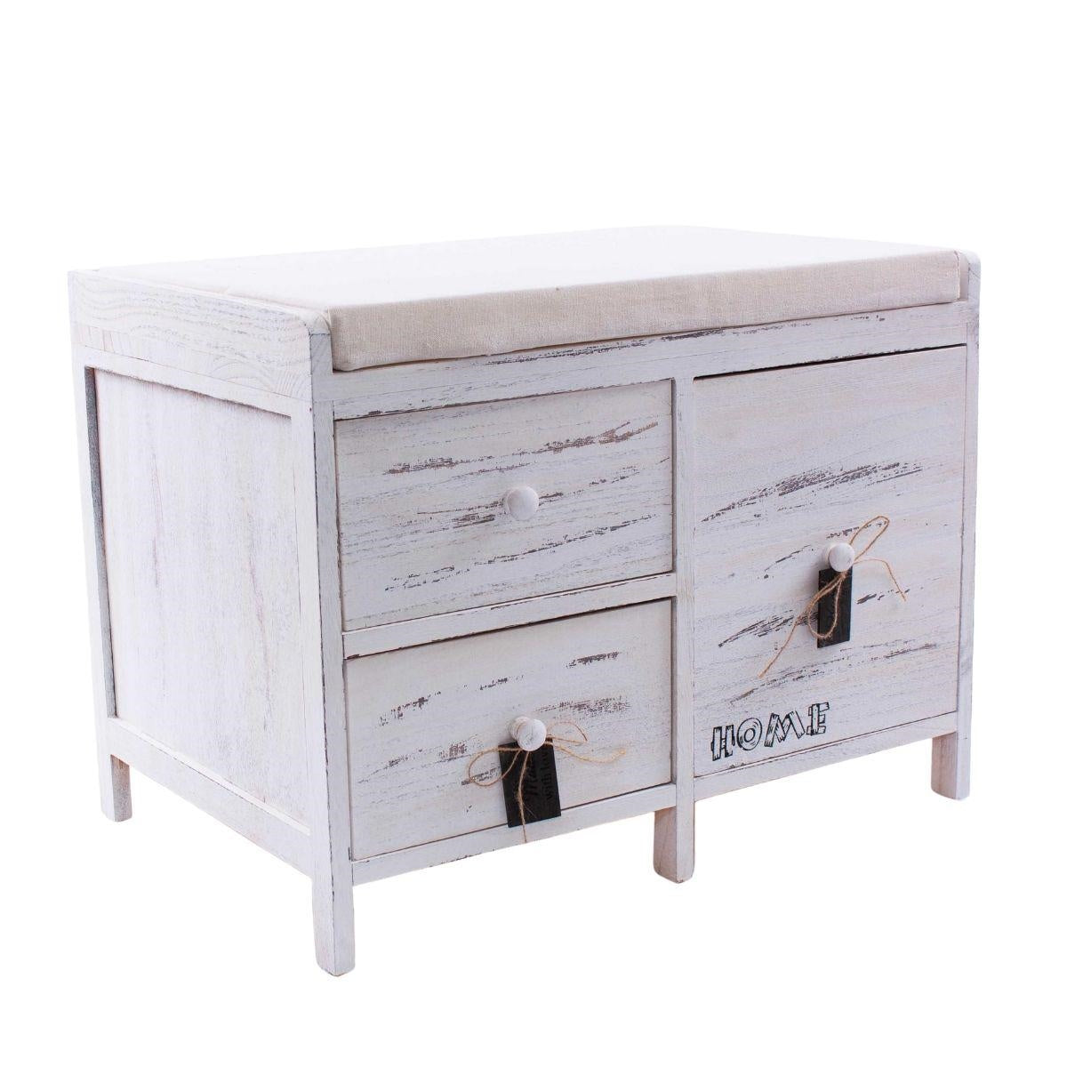 Panca in paulownia "Home" 60X40H45