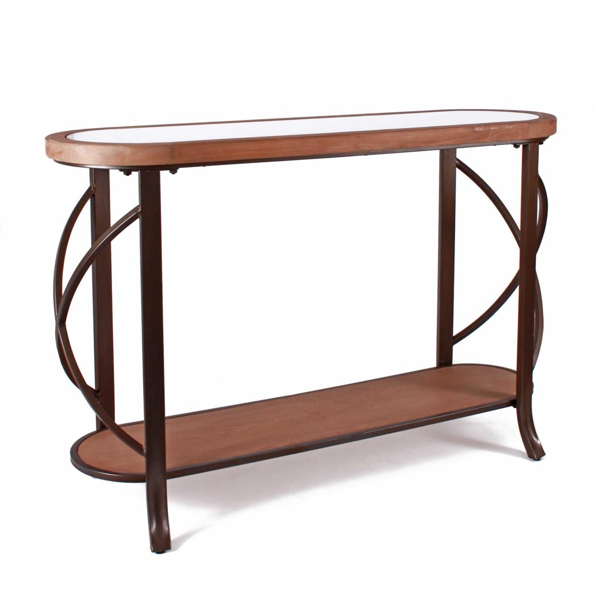 Consolle in legno e ferro "Argos" 123X43H80