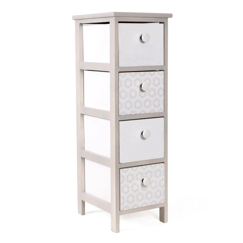 Cassettiera in paulownia beige 26X32H81